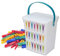 Guaranteed4Less Clothes Plastic Pegs Container Washing Line Lid Handle Box Storage Home Laundry
