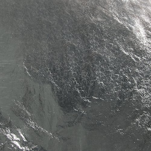 Rayher Deko-Metall, silber, 14 x 14 cm, 5 Blatt, zum Basteln, 2170022 | Hauchdünnes Schlagmetall in Blattform, für dekorative Zwecke, bringt Glanz auf verschiedenste Untergründe