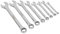 Sealey S0870 Whitworth Combination Spanner Set, Silver, 8 Pieces