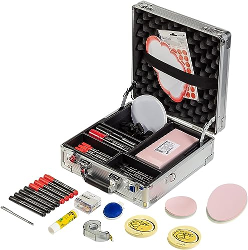 Legamaster Practic Moderationskoffer 2100-tlg. - hochwertiger Koffer aus Aluminium mit Zubehör für Seminare, Präsentationen und Moderationen