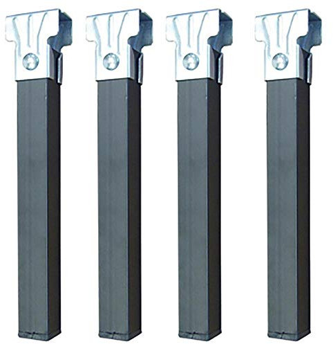 Imex El Zorro Jeu de 4 pieds à Ressort sans Roulettes, Métal, Neutre, 275x30x30 mm