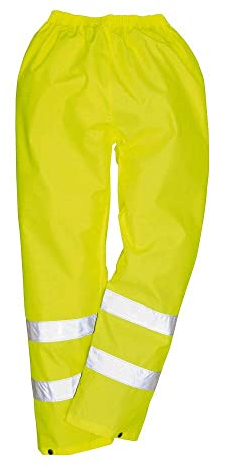 Portwest Pantalon de pluie Hi-Vis, Couleur: Jaune, Taille: XS, H441YERXS