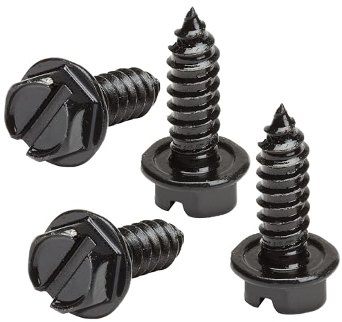 Revolution Car Badges Set mit vier Nummernschildschrauben