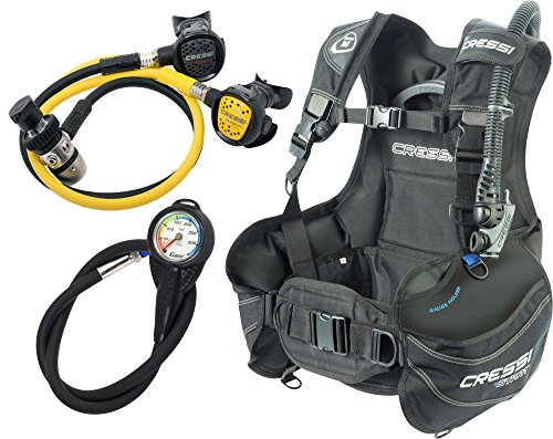 Cressi Tauch Start Scuba Set, Schwarz, XL