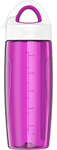 Thermos Bouteille de Sport avec de la Paille Couvert, de 24 onces, 24 oz Aubergine