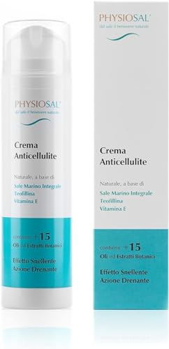 Physiosal - Crème anti-cellulite au sel marin intégral - Effet amincissant, action drainante