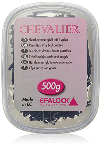 Efalock Professional Chevalier Haarklemmen, 5 cm, schwarz, 1er Pack, (1x 500 g)