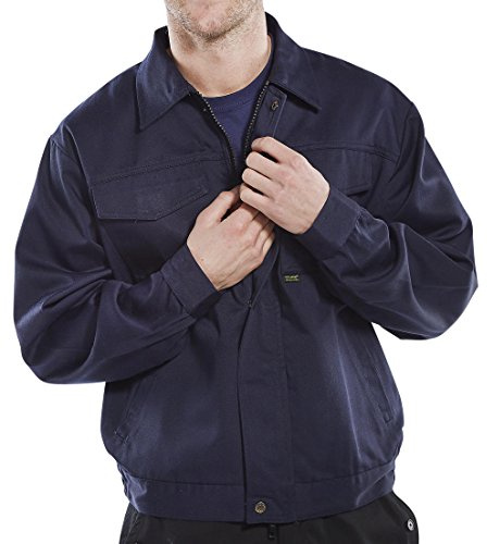 HEAVYWEIGHT DRIVERS JACKET NAVY BLUE 42