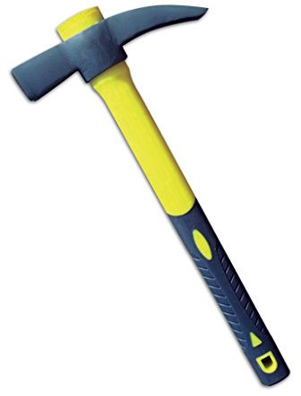 'Marteau de coffreur 700 grammes + manche tri-matiere 40 cm