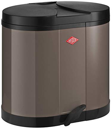 Wesco, Metall, Öko-Sammler 170 - 2 x 15 Liter warm grey