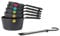 OXO Good Grips, Set de 6 tazas medidoras, color negro