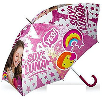 Soy Luna Regenschirm Kinderschirm - Kinder Stockschirm - Schirm Kinderregenschirm Glockenschirm mit Sticker-von-Kids4shop