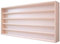 Alsino Vitrine Holzregal Setzkasten Modelleisenbahn V-110.5a | Birke, unbehandeltes Holz, Maße: 110 cm x 49 cm x 8,5 cm, für leidenschaftliche Sammler