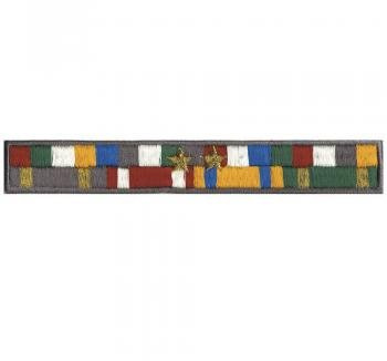 AUFNÄHER - Nationalflagge - 04739 - Gr. ca. 13,6 x 1,9 cm - Patches Stick Applikation