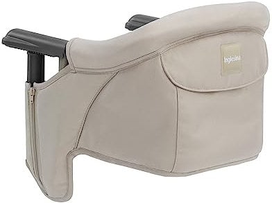 Inglesina Fast Table Chair - Preisgekrönter, praktischer Baby-Hochstuhl - Verwendung an den meisten Tischen oder Restaurants, ohne Kratzer zu hinterlassen (creme)