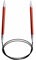 KnitPro K47211 Rundstricknadel, Metall, Rosa, 150cm / 5mm