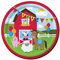 Creative Party PC425506 Farm Animals Paper Dinner Plates - 8 Pcs