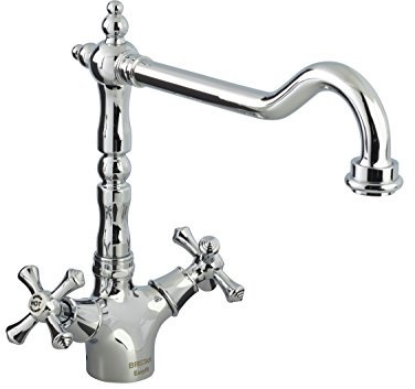 Bristan K SNK EF C Colonial Easyfit Kitchen Sink Mixer Tap with Swivel Spout, Chrome