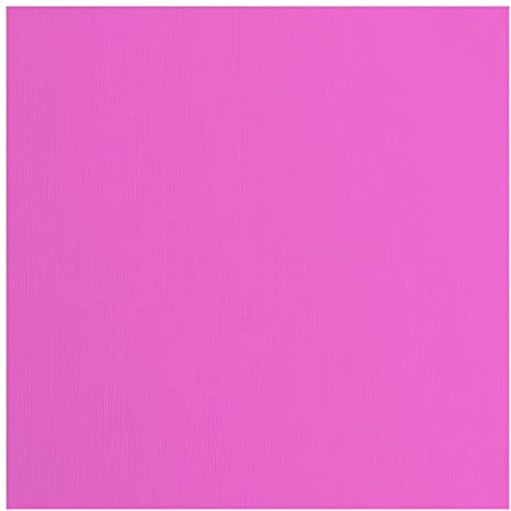 vaessen creative Florence Papier Cartonné, Rose (Fushia), 216g, Carré, 30,5 x 30,5 cm, 20 Feuilles, Surface Texturée, pour Peindre, Scrapbooking et plus, 30,5x30,5cm