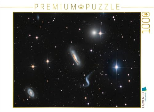 CALVENDO Puzzle Galaxiengruppe Hickson 44 | 1000 Teile Lege-Größe 64 x 48 cm Foto-Puzzle für glückliche Stunden