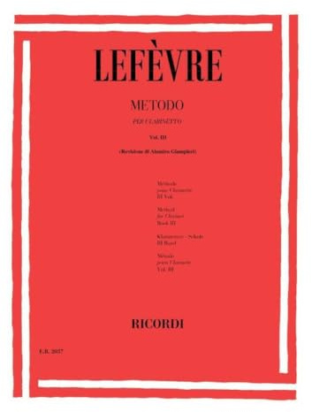 Metodo per Clarinetto - Volume III (CLARINETTE)