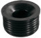 Schläfer 189710 Spültischablaufrohre 40-50 mm, HT Sifon 1 1/2 Zoll, Gumminippel für Abgangsrohr, Installationssystem, Gummi-Muffendichtung 50mm, Schwarz