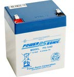 Bleiakku - Akku Powersonic PS 1242 - Powersonic PS1242 - Powersonic PS-1242 - 12V 4,5Ah - Rechargeable Sealed Lead Acid (SLA) Battery - AGM / Blei Vlies