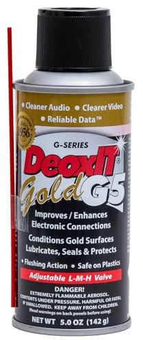 CAIG Laboratories G5S-6 CAIG DeoxIT Gold Contact Enhancer, 5 Spray, 5 Oz