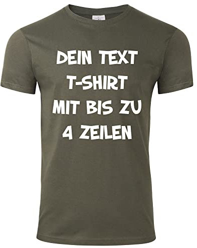 T-Shirt Personalisieren. Tshirt selbst gestalten z.B. JGA T-Shirt mit Wunschtext auch als Mannschaftsshirts