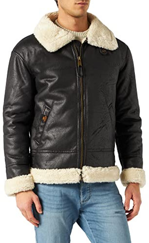 ALPHA INDUSTRIES B3 - Chaqueta de aviador Negro negro Medium
