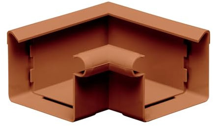 INEFA Angle Rainure 90° 68mm Marron, Intérieur Bourrelet, En Forme de Boîte