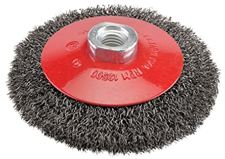 Silverline - Cepillo circular de acero cardado 115 mm (763625)