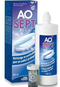 Aosept Plus pour lentilles rigides et souples 360ml