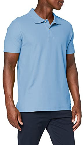 Stedman Apparel Polo/ST3000 Polohemd mit kurzen Ärmeln für Herren, normale Passform, Hellblau, Größe M