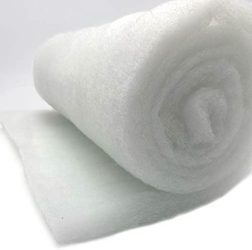 Polsterwatte Vlieswatte Volumenvlies 1,6m breit - 10m Spar Paket (80g/m²)