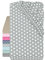 Emily´s Check Baumwolle Spannbettlaken - Sternen im Alloverdesign 445.511, 70 x 140-150 cm, hellgrau