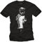 Motorrad T-Shirt Herren - Pin Up Girl mit Motocross Helm - Motorradbekleidung schwarz XL