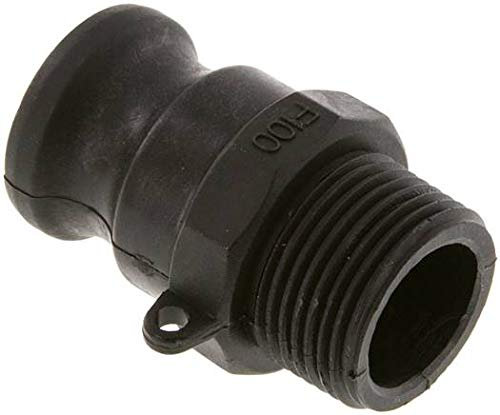 Kamlock-Stecker (F) R 1(AG), Polypropylen Werkstoff:Polypropylen* Gewinde:R 1 DN:25 (1) mm PN:6