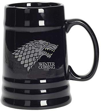 SD TOYS- Stark Jarra Cerámica Game Of Thrones, Color negro, 10 X 12 X 14 cm (Juego de Tronos SDTHBO02897)