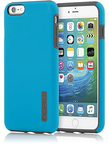 Incipio DualPro Hard Shell Case for iPhone 6 Plus - Cyan/Charcoal,IPH-1195-CYNGRY