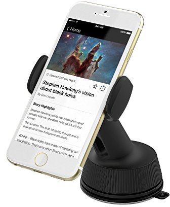 SABRENT Handyhalterung Auto 360°, Kfz Handy Halterung Saugnapf Windschutzscheibe & Armaturenbrett, fur iPhone 14/13/12//12 Pro/12 Pro Max/11/XS/XR/X, Samsung Galaxy S21/S20/S10/S9/S8 (cm-SPHB)
