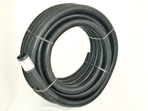 Perforated Land Drainage Piping Coil Pipe (25M x 60mm) for field or garden underground water run-off, drying out and dispersal