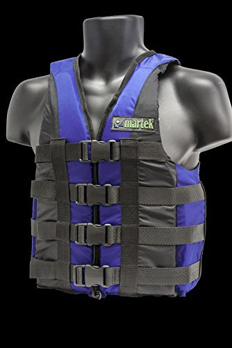 Kayak Ski Buoyancy Aid Impact Jacket Pfd - Colour: Blue - Size: Xl 70+ Kg