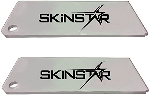 SkinStar Ski Wachs Abziehklinge Plexiklinge 3mm - 2er Set