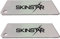 SkinStar Ski Wachs Abziehklinge Plexiklinge 3mm - 2er Set