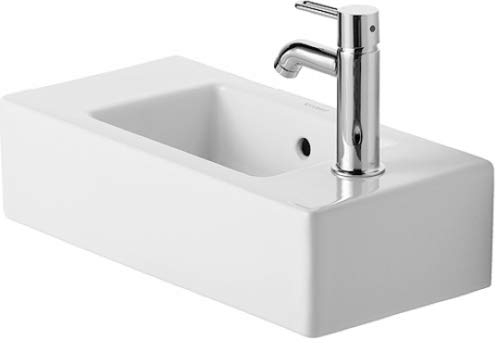 Duravit Handwaschbecken Vero 50 cm Hahnloch rechts mit Überlauf