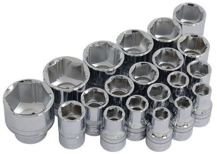 20 PIECE Xi-on 1/2 SOCKET SET ON RAIL FOR DAMAGED NUTS