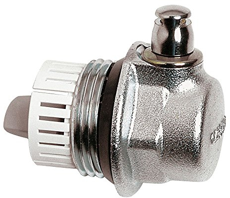 Caleffi 507 Arenal Heizkörper-Entlüfter, gerade, 3,8 cm, Chrom