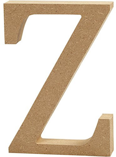 Creativ Z MDF Buchstabe, braun, 13 x 2 cm