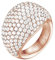 ESPRIT Glamour Damen-Ring ES-MEDEA ROSE teilvergoldet Zirkonia transparent Gr. 54 (17.2) - ESRG02034C170